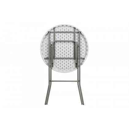 BLNK - Elon Round Plastic Bar Height Folding Table