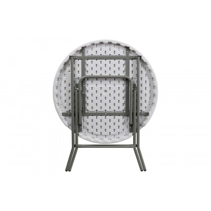 BLNK - Elon Round Plastic Plastic Folding Table