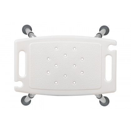 BLNK HERCULES Series Medical Adjustable Bath and Shower Chair with Non-slip Feet - White