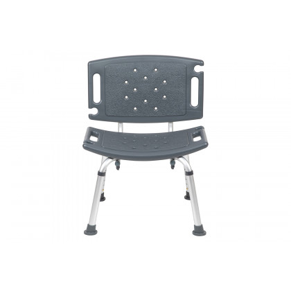 BLNK HERCULES Series Medical Adjustable Bath and Shower Chair with Extra Large Back - Gray