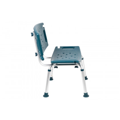 BLNK HERCULES Series Medical Adjustable Bath and Shower Chair with Extra Large Back - Navy