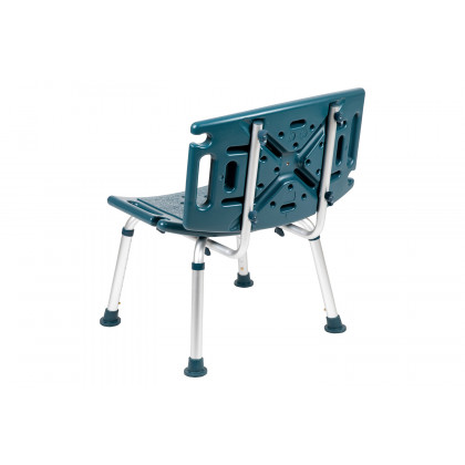 BLNK HERCULES Series Medical Adjustable Bath and Shower Chair with Extra Large Back - Navy