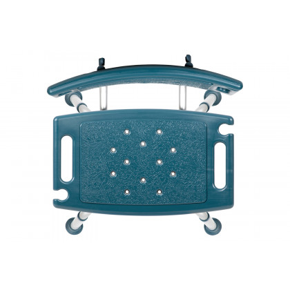 BLNK HERCULES Series Medical Adjustable Bath and Shower Chair with Extra Large Back - Navy