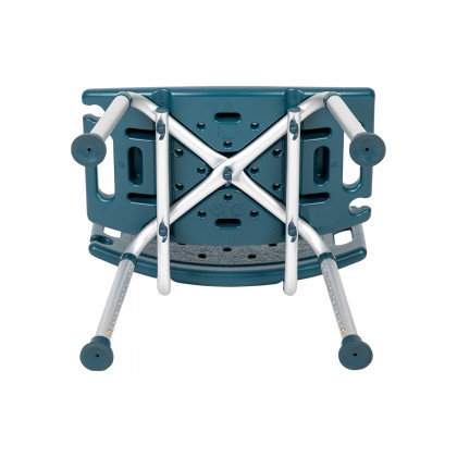 BLNK HERCULES Series Medical Adjustable Bath and Shower Chair with Extra Large Back - Navy