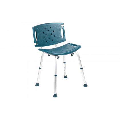 BLNK HERCULES Series Medical Adjustable Bath and Shower Chair with Extra Large Back - Navy