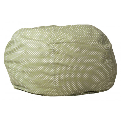 BLNK Duncan Oversized Refillable Bean Bag Chair for All Ages - Green Dot