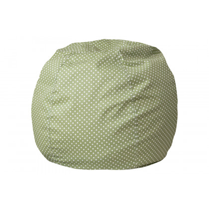 BLNK Dillon Small Refillable Bean Bag Chair for Kids and Teens - Green Dot