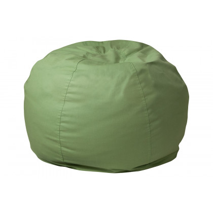 BLNK Dillon Small Refillable Bean Bag Chair for Kids and Teens - Solid Green