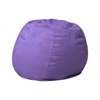 BLNK Dillon Small Refillable Bean Bag Chair for Kids and Teens - Solid Purple