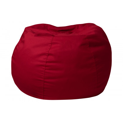 BLNK Dillon Small Refillable Bean Bag Chair for Kids and Teens - Solid Red