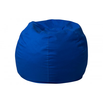 BLNK Dillon Small Refillable Bean Bag Chair for Kids and Teens - Solid Royal Blue