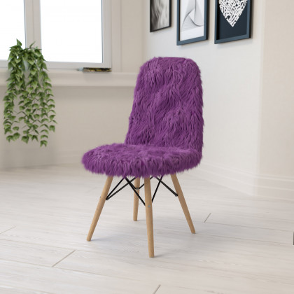 BLNK - Calvin Shaggy Dog Accent Chair