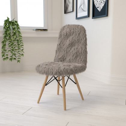 BLNK - Calvin Shaggy Dog Accent Chair