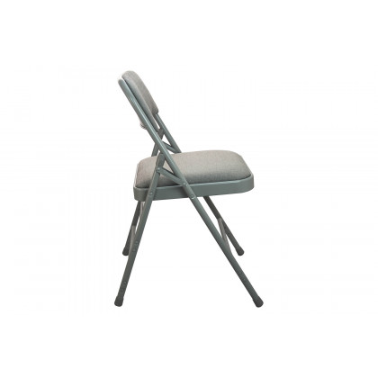 BLNK Advantage Padded Metal Folding Chair - Gray