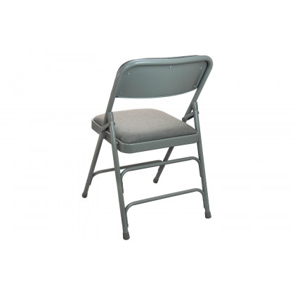 BLNK Advantage Padded Metal Folding Chair - Gray
