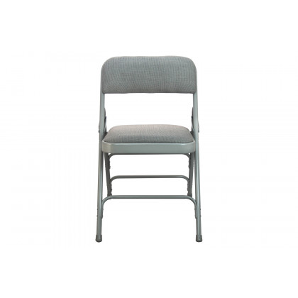 BLNK Advantage Padded Metal Folding Chair - Gray