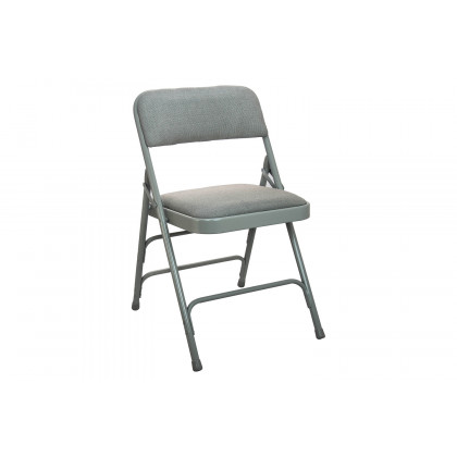 BLNK Advantage Padded Metal Folding Chair - Gray