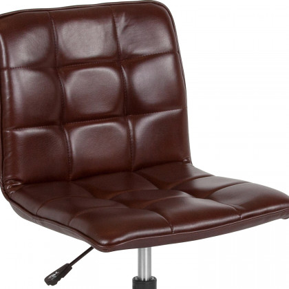 BLNK Sorrento LeatherSoft Home and Office Task Chair - Brown