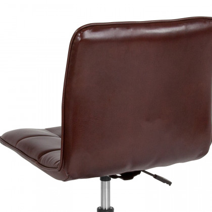 BLNK Sorrento LeatherSoft Home and Office Task Chair - Brown