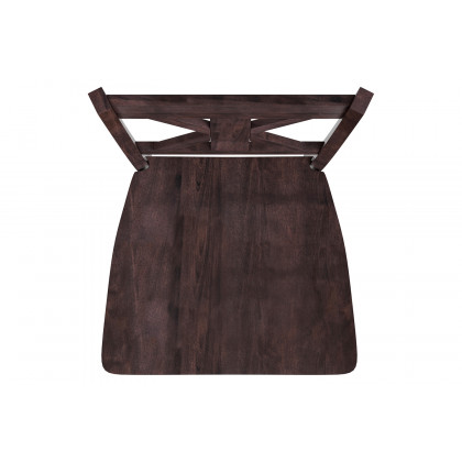 BLNK Gwendolyn Commercial Solid Wood Modern Farmhouse Bar Stool Set of 2 - Gray Wash Walnut