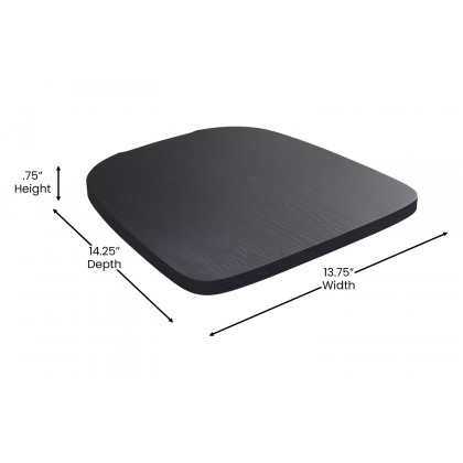 BLNK - Carly Commercial Indoor-Outdoor Copper Metal Counter Height Stool with Back with Black Poly Resin Wood Seat