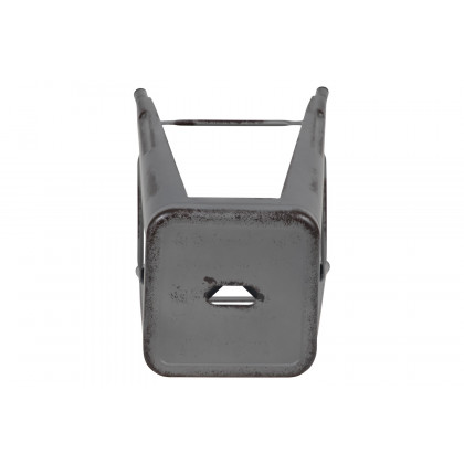 BLNK Kai Commercial Metal Backless Distressed Indoor-Outdoor Bar Stool - Silver Gray