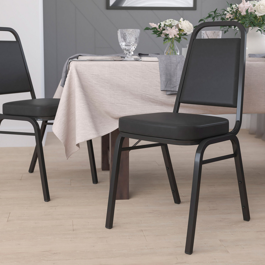 BLNK - HERCULES Series Vinyl Trapezoidal Back Stacking Banquet Chair