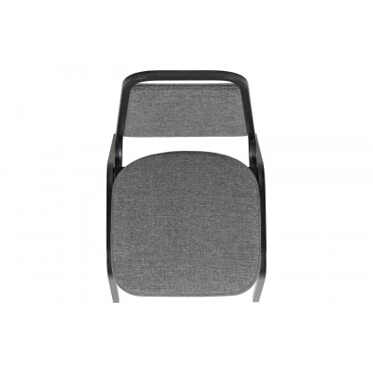 BLNK HERCULES Series Fabric Trapezoidal Back Stacking Banquet Chair - Gray