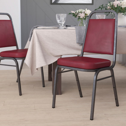 BLNK - HERCULES Series Vinyl Trapezoidal Back Stacking Banquet Chair