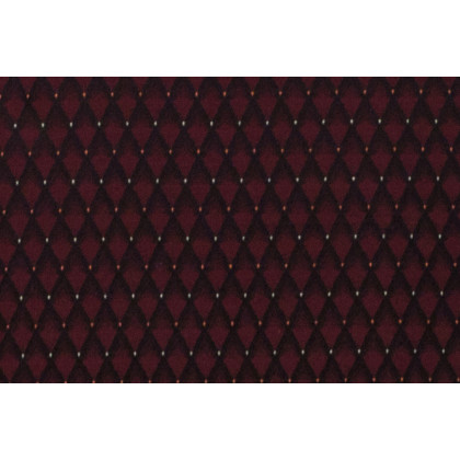 BLNK HERCULES Series Fabric Crown Back Stacking Banquet Chair with Gold Frame - Burgundy Patterned
