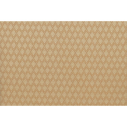 BLNK HERCULES Series Fabric Crown Back Stacking Banquet Chair with Gold Frame - Beige Patterned