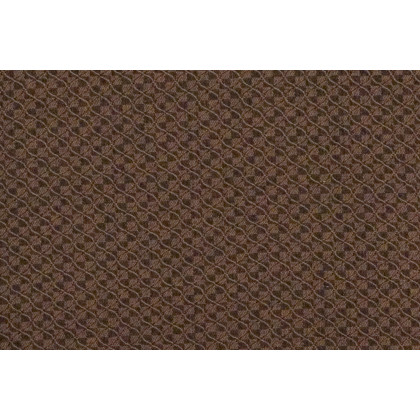 BLNK HERCULES Series Fabric Crown Back Stacking Banquet Chair with Copper Vein Frame - Brown Patterned