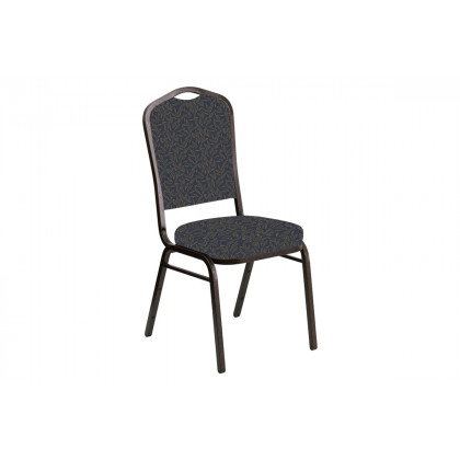BLNK - Crown Back Banquet Chair in Jasmine with Gold Vein Frame