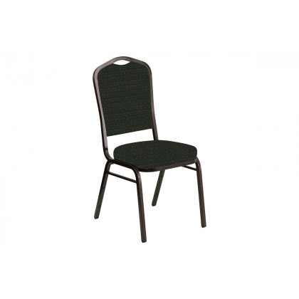 BLNK - Crown Back Banquet Chair in Jewel with Gold Vein Frame
