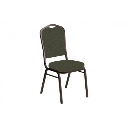BLNK - Crown Back Banquet Chair in Mirage with Gold Vein Frame