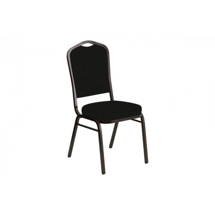 BLNK - Crown Back Banquet Chair in Mirage with Gold Vein Frame