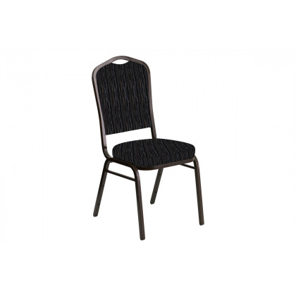BLNK - Crown Back Banquet Chair in Mystery with Gold Vein Frame