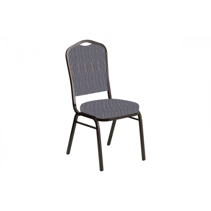 BLNK - Crown Back Banquet Chair in Mystery with Gold Vein Frame