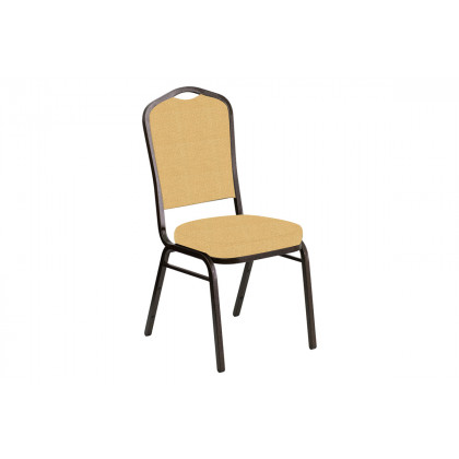 BLNK - Crown Back Banquet Chair in Neptune with Gold Vein Frame