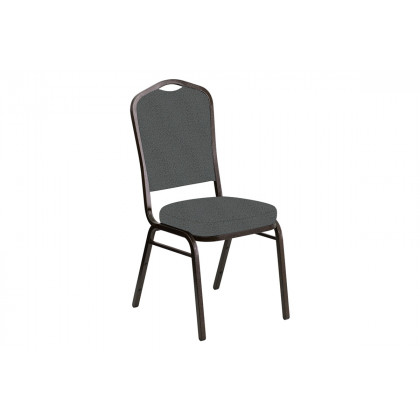 BLNK - Crown Back Banquet Chair in Old World with Gold Vein Frame