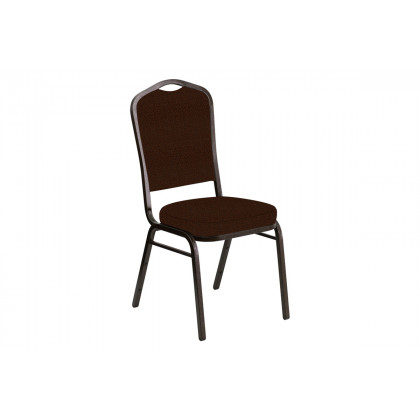 BLNK - Crown Back Banquet Chair in Old World with Gold Vein Frame