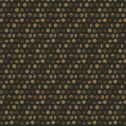 BLNK Crown Back Banquet Chair in Optik with Gold Vein Frame - Chocolate