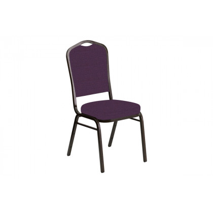 BLNK - Crown Back Banquet Chair in Phoenix with Gold Vein Frame