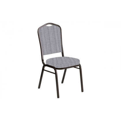 BLNK - Crown Back Banquet Chair in Sammie with Gold Vein Frame