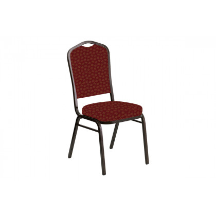 BLNK - Crown Back Banquet Chair in Scatter with Gold Vein Frame