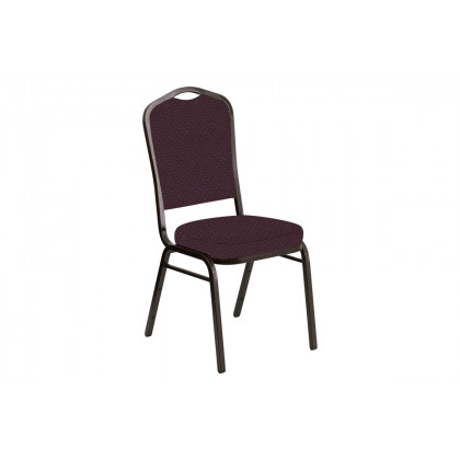 BLNK - Crown Back Banquet Chair in Venus with Gold Vein Frame