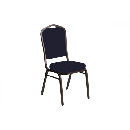 BLNK - Crown Back Banquet Chair in Venus with Gold Vein Frame