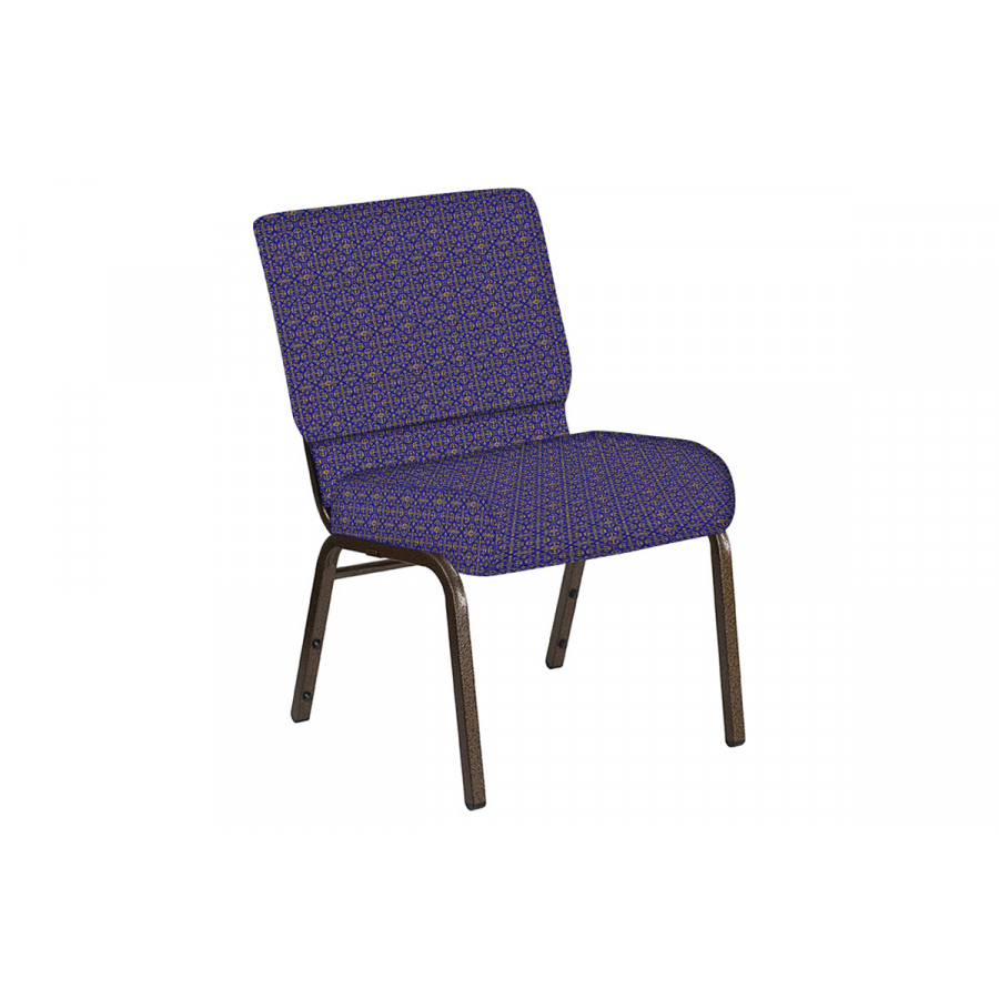 BLNK Church Chair in Abbey with Gold Vein Frame - Jazz, 21"W