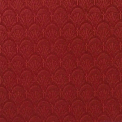 BLNK Church Chair in Arches with Gold Vein Frame - Ruby, 21"W, with Book Rack