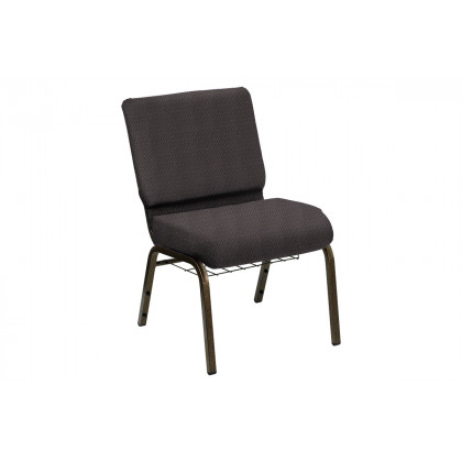 BLNK - HERCULES Series Church Chair in Bedford with Gold Vein Frame